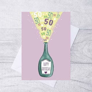 50th Birthday Card