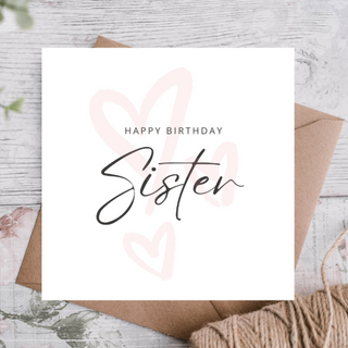 Sister Birthday Card /