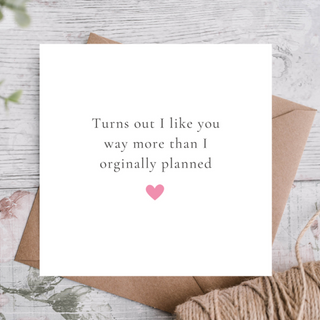 Valentines Card / Card For Partner / Card For Him / Card For Her / Cute Valentines Card