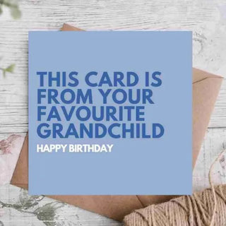 Birthday Card For Grandma Or Grandad