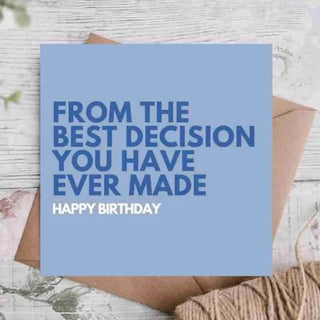 Birthday Card / Card For Him / Card For Her