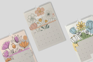 Flower Calendar 2026 Calendar / 2026 Calendar / A4 Flower Calendar / Wall Calendar