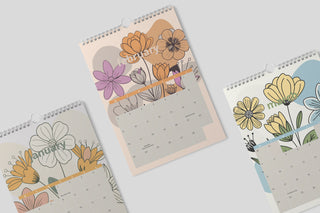 Flower Calendar 2026 Calendar / 2026 Calendar / A4 Flower Calendar / Wall Calendar