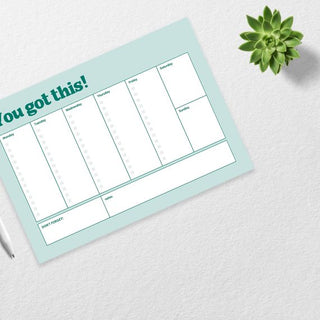 To-Do List Desk Pad Daily / Weekly Planner