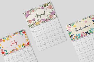 2026 Calendar / Floral Calendar / A4 Flower Calendar / 2026 Wall Calendar