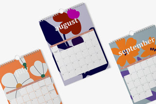 Flower Calendar 2026 Calendar / 2026 Calendar / A4 Flower Calendar / 2026 Wall Calendar