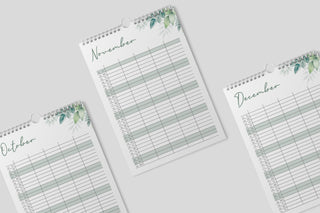 2026 Family Planner 5 Person Calendar / A4 Wall Calendar / Family Organiser / Planner / Family Calendar | 5 Column Planner