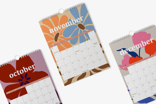 Flower Calendar 2026 Calendar / 2026 Calendar / A4 Flower Calendar / 2026 Wall Calendar