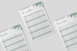 2026 Family Planner 3 Person Calendar / A4 Wall Calendar / Family Organiser / Planner / Family Calendar | 3 Column Planner