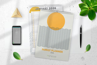 2026 Family Planner 3 Person Calendar / A4 Wall Calendar / Family Organiser / Planner / Family Calendar | 3 Column Planner