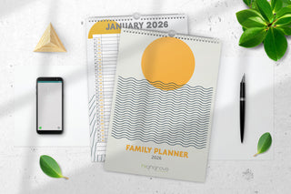 2026 Family Planner 5 Person Calendar / A4 Wall Calendar / Family Organiser / Planner / Family Calendar | 5 Column Planner