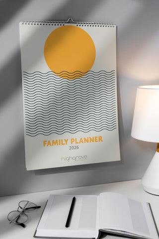 2026 Family Planner 5 Person Calendar / A4 Wall Calendar / Family Organiser / Planner / Family Calendar | 5 Column Planner