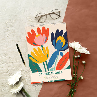 Flower Calendar 2026 Calendar / 2026 Calendar / A4 Flower Calendar / 2026 Wall Calendar