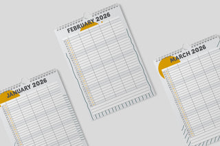 2026 Family Planner 5 Person Calendar / A4 Wall Calendar / Family Organiser / Planner / Family Calendar | 5 Column Planner