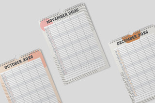 2026 Family Planner 5 Person Calendar / A4 Wall Calendar / Family Organiser / Planner / Family Calendar | 5 Column Planner