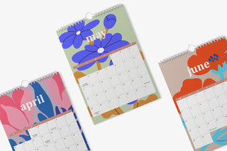 Flower Calendar 2026 Calendar / 2026 Calendar / A4 Flower Calendar / 2026 Wall Calendar
