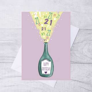 21st Birthday Card