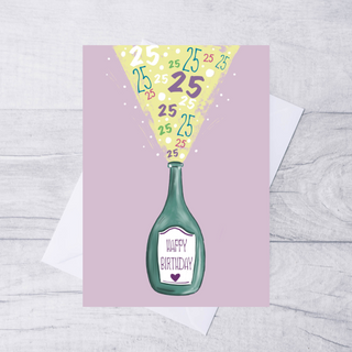 25th Birthday Card