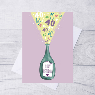 40th Birthday Card