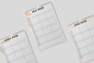 2026 Family Planner 3 Person Calendar / A4 Wall Calendar / Family Organiser / Planner / Family Calendar | 3 Column Planner
