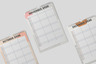 2026 Family Planner 3 Person Calendar / A4 Wall Calendar / Family Organiser / Planner / Family Calendar | 3 Column Planner
