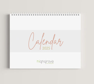 A4 Minimalist 2025 Wall Calendar