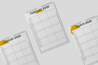 2026 Family Planner 3 Person Calendar / A4 Wall Calendar / Family Organiser / Planner / Family Calendar | 3 Column Planner