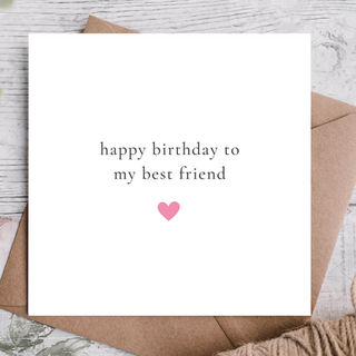 Best Friend Birthday / Card For Bestie/ Card For Bestie / Eco Friendly / Birthday Card Bestie/ Best Friend