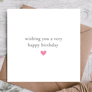 Birthday Card / Card For Wife, Husband, Friend, Family / Eco Friendly / Friend Birthday Card